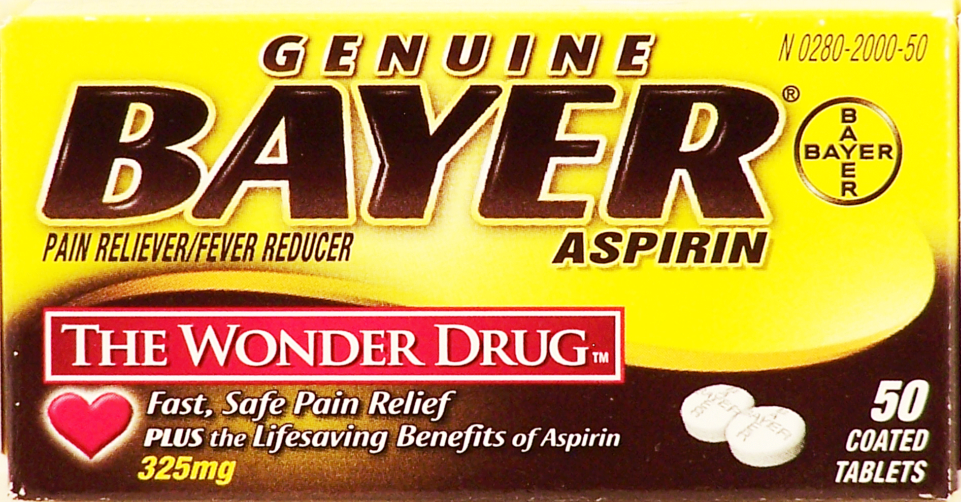 Bayer&nbsp;&nbsp;pain reliever/ fever reducer, 325 mg Full-Size Picture